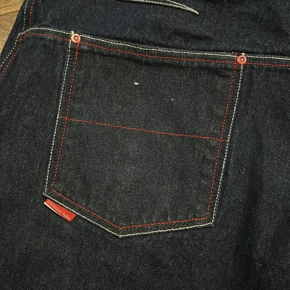 Vintage Y2K FUBU Platinum Fat Albert The Junk Yard Gang Jean Short Men's Size 40